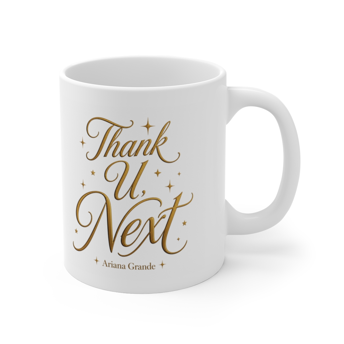 Ariana Grande "Thank U, Next" White Mug