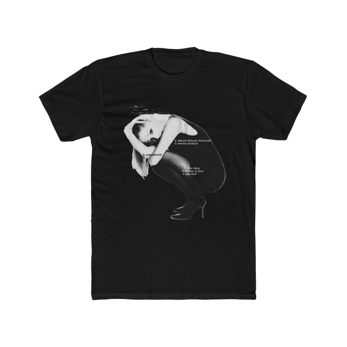 Ariana Grande Eternal Sunshine Boyfriend Fit Girls T Shirt - alternate angle 3, merchandise