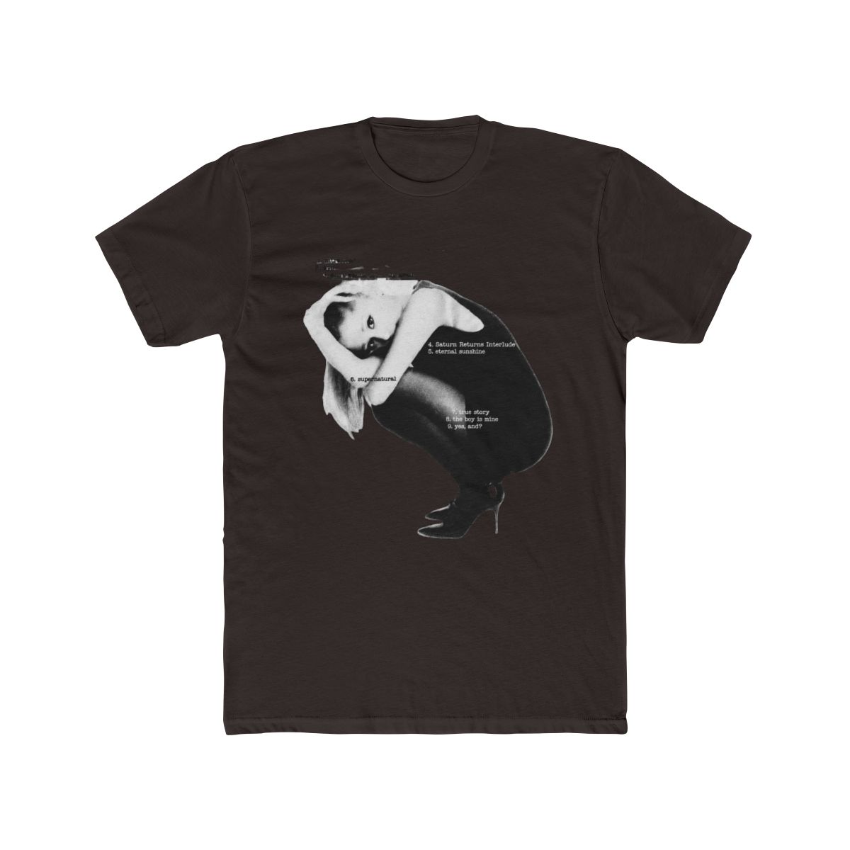 Ariana Grande Eternal Sunshine Boyfriend Fit Girls T Shirt - alternate angle 2, merchandise