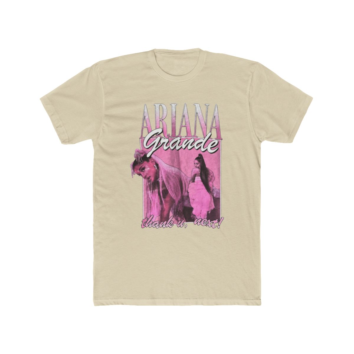 Ariana Grande Sweetener Tour Thank U Next Homage Tee Size Large authentic merch - alternate angle 4, merchandise